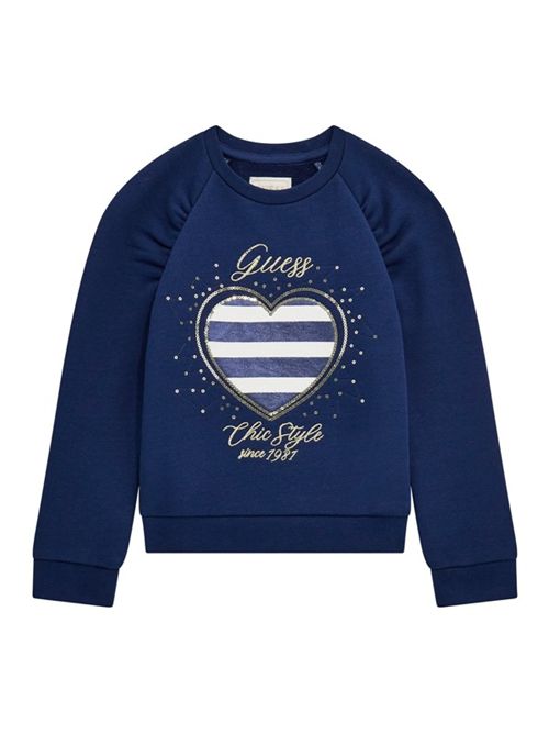 Felpa bambina blu GUESS | K5RQ04KAD74/G7HR